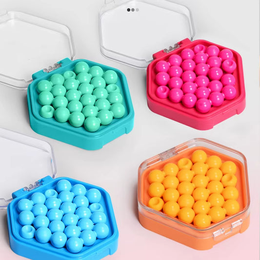 Mini Pocket Montessori Puzzle Toys Beads Game IQ Gioco Da Tavolo Formazione Di Pensiero Logico Spaziale per Bambini Giocattoli Educativi per Bambini Regalo